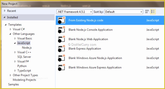 Node Js Website Template Free Of Building Node Js Applications In Visual Studio Mean Stack