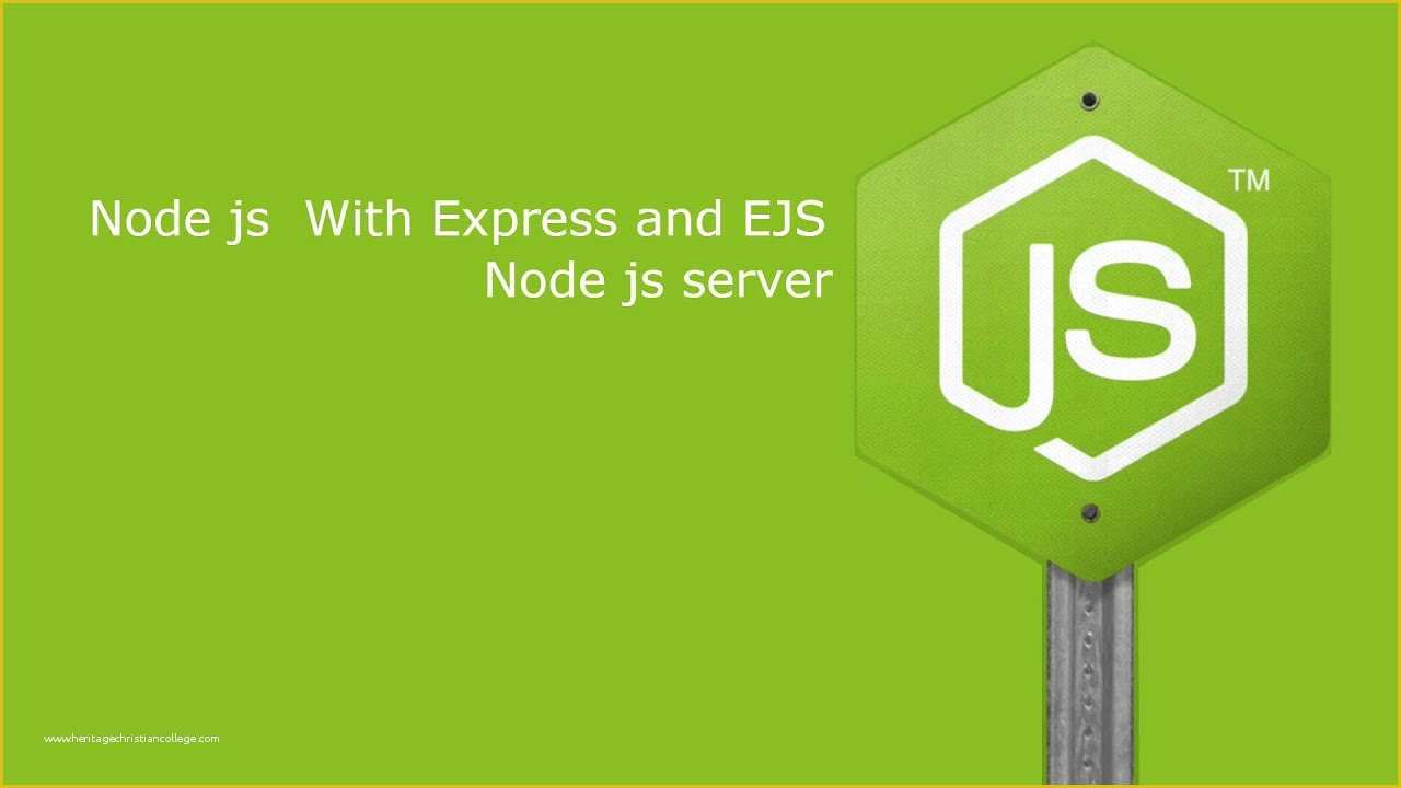 Node Js Website Template Free Of Node Js Express Web App with Ejs Template