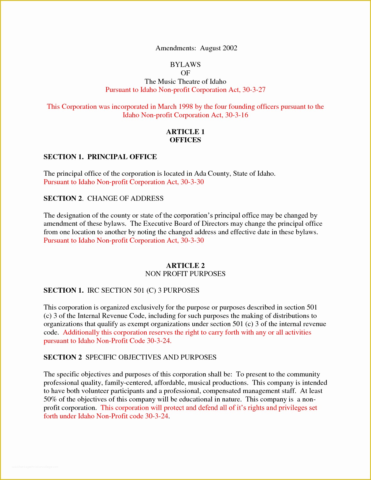 Non Profit bylaws Template Free Of Best S Of Pa Non Profit bylaws Template Florida Non