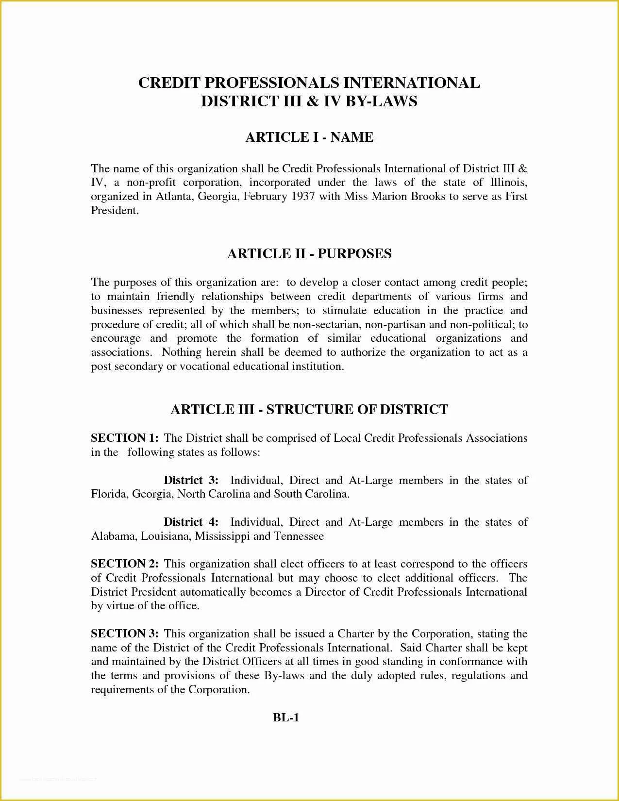 Non Profit bylaws Template Free Of Corporate bylaws Template Pdf Templates