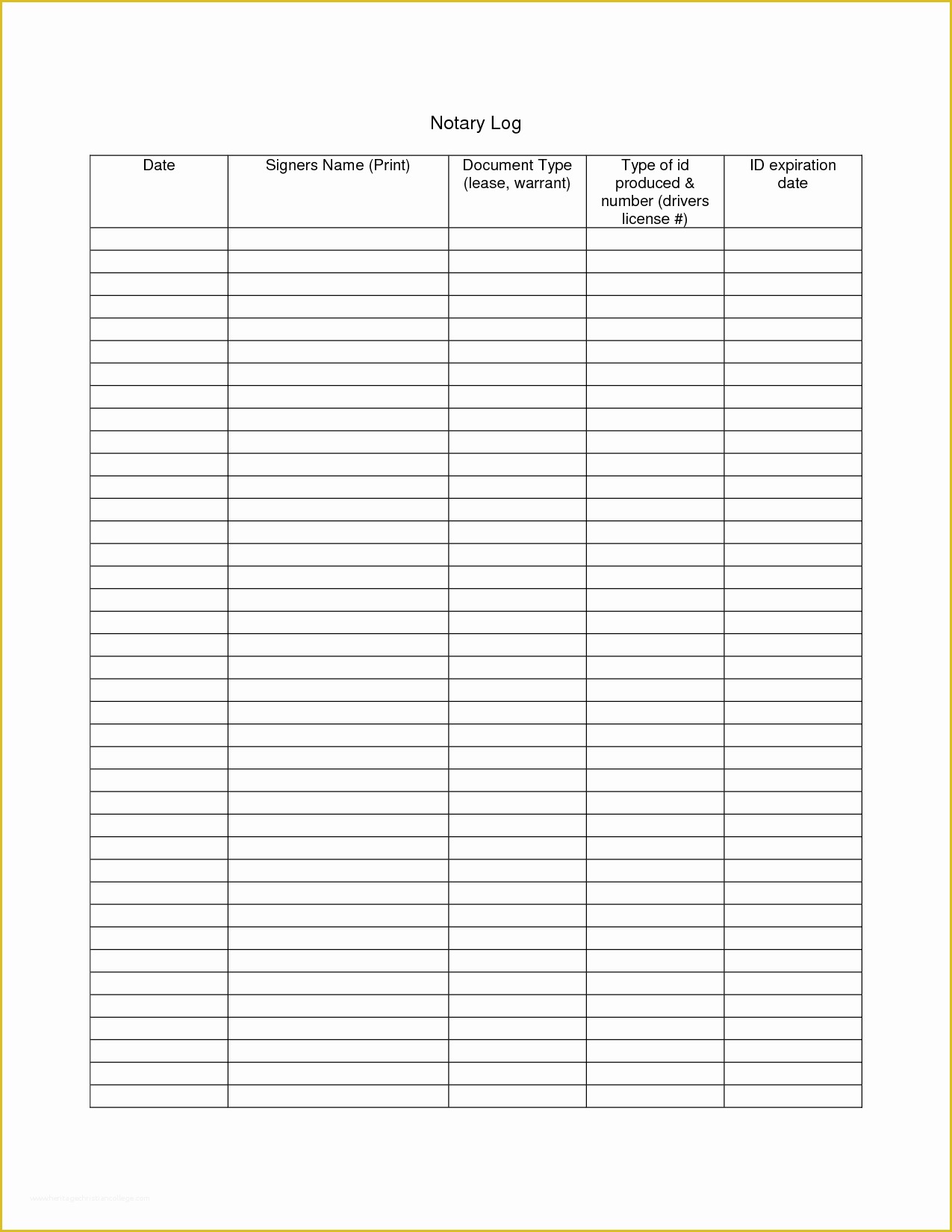 Notary Public Journal Template Free Of 22 Of Notary Public Record Sheet Template