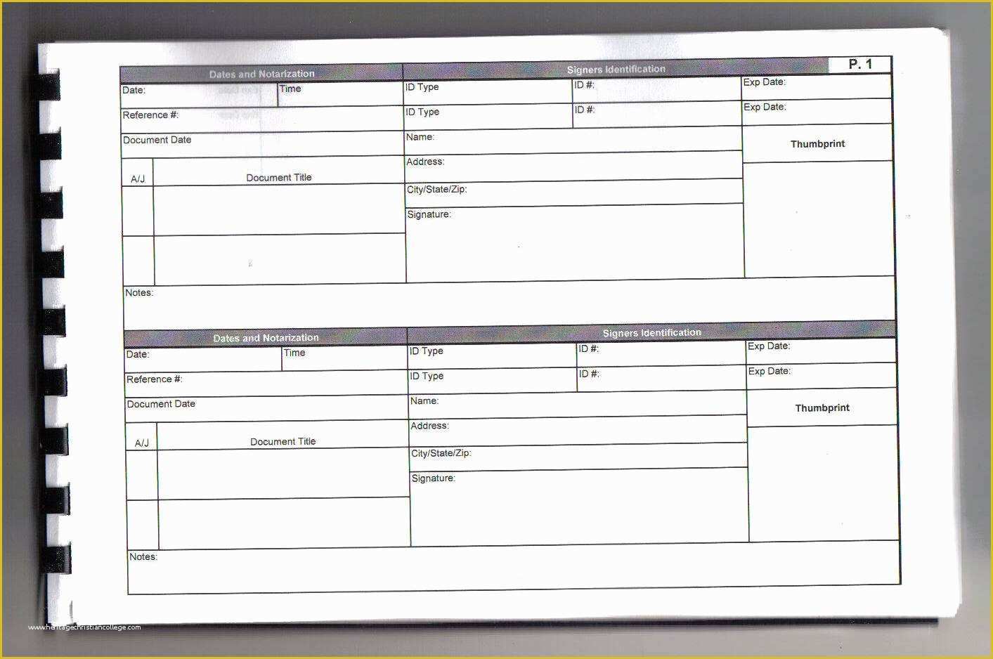 Notary Public Journal Template Free Of 24 Of Notary Public Journal