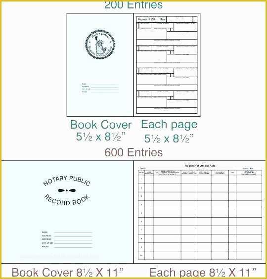 Notary Public Journal Template Free Of Notary Journal Template Notary format Stamp Template