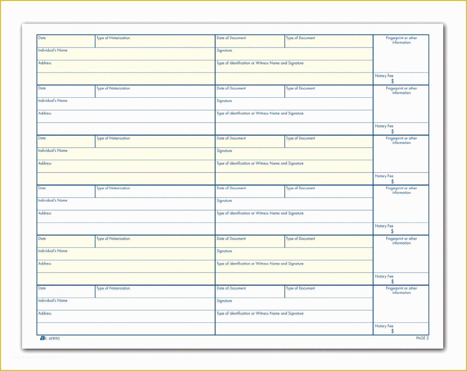 free-printable-notary-log-sheet