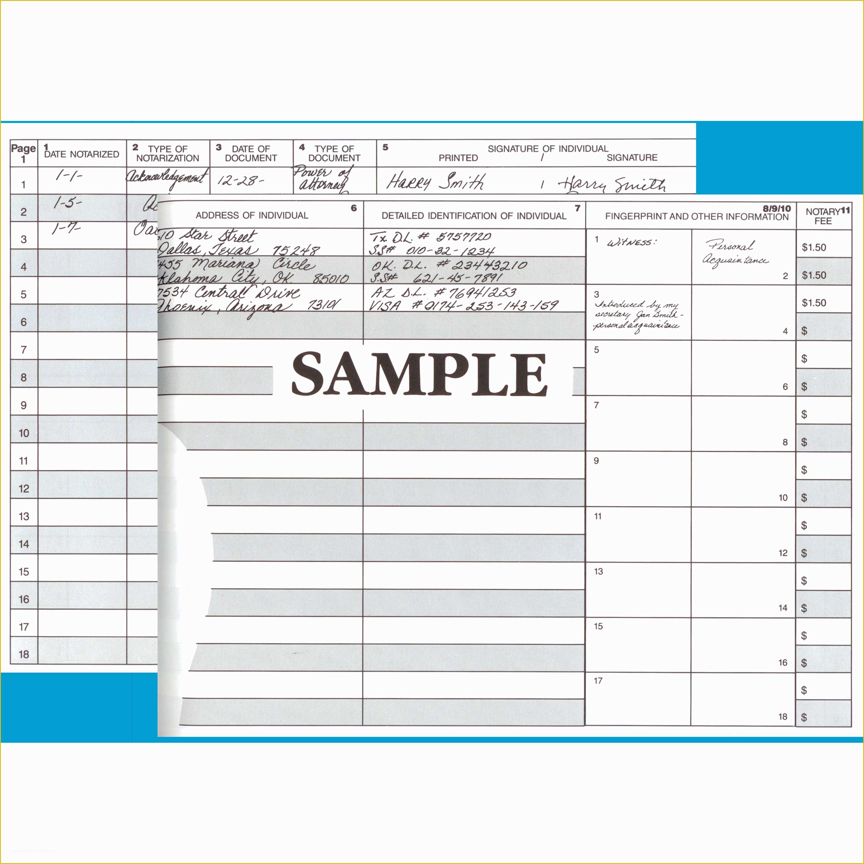 Notary Public Journal Template Free Of Notary Public Supplies