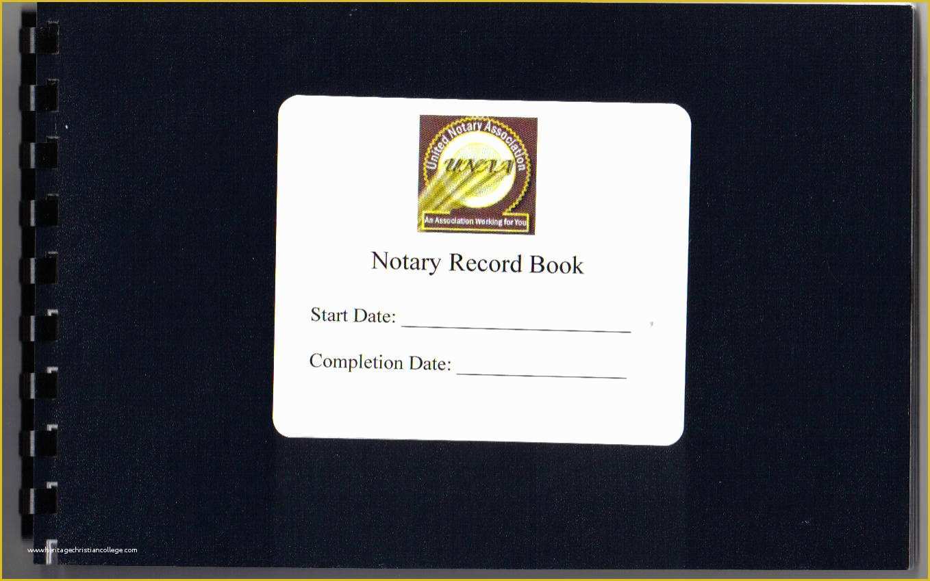 Notary Public Journal Template Free Of Notary Public Supplies