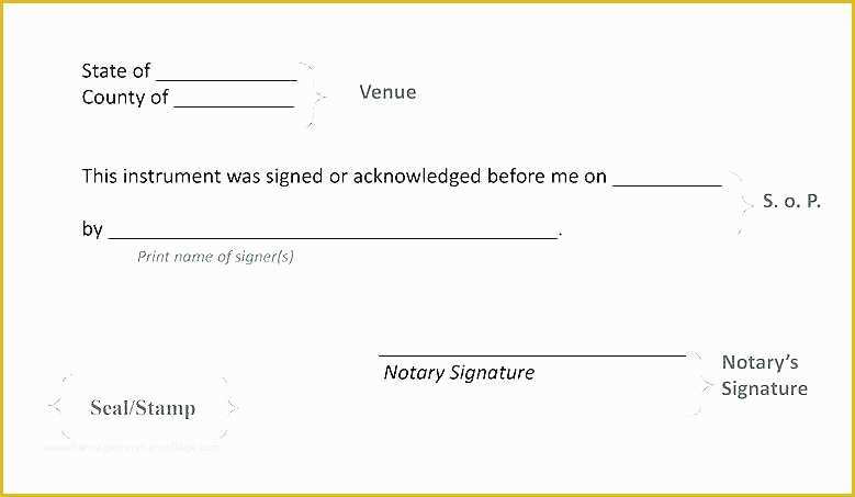Notary Public Journal Template Free Of Notary Signature Letter form Popular Template Document