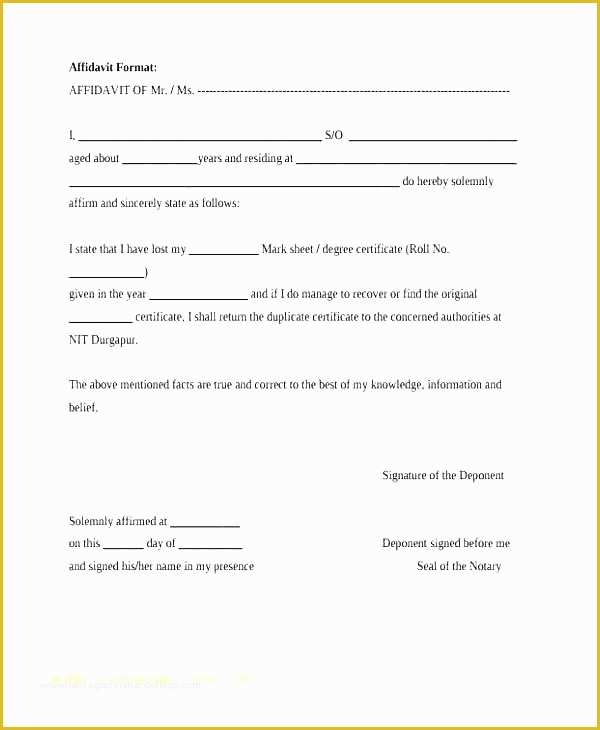 Notary Public Journal Template Free Of Notary Template Word Public Signature Block format