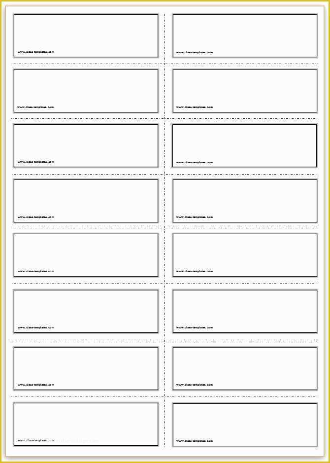 Note Card Template Free Of Free Printable Flash Cards Template
