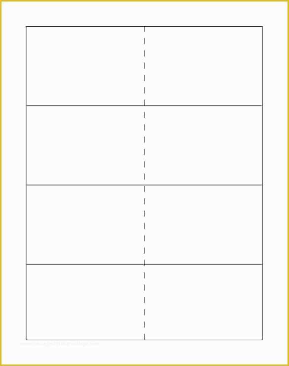 Note Card Template Free Of Printable Blank Cards