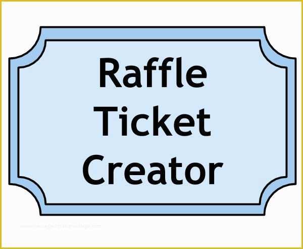 Numbered event Ticket Template Free Of Buy A Raffle Ticket and Support Nyles Johnson S Graduation