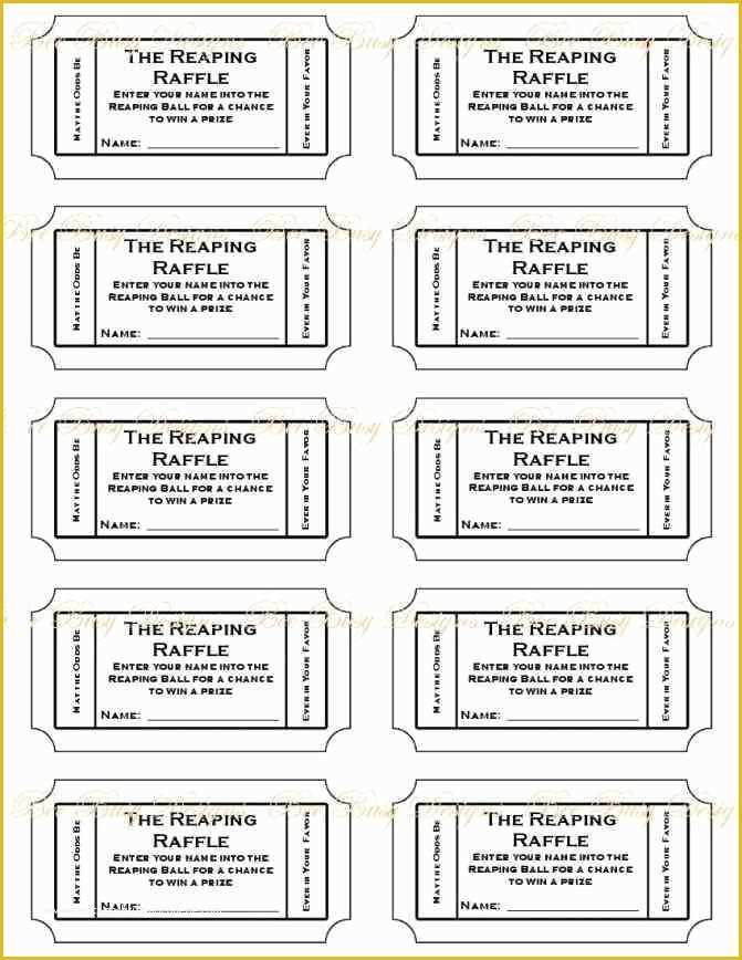 Numbered event Ticket Template Free Of Free Printable Raffle Ticket Template Printable Numbered