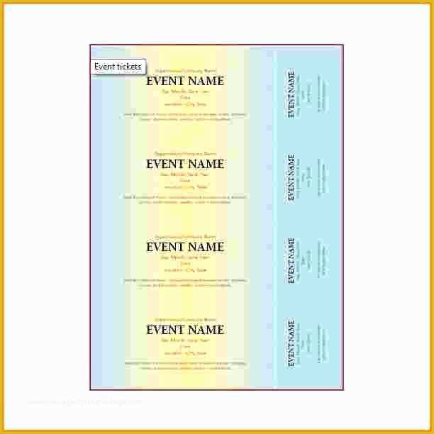 Numbered event Ticket Template Free Of Raffle Tickets Numbered Template Free Printable Get Ticket