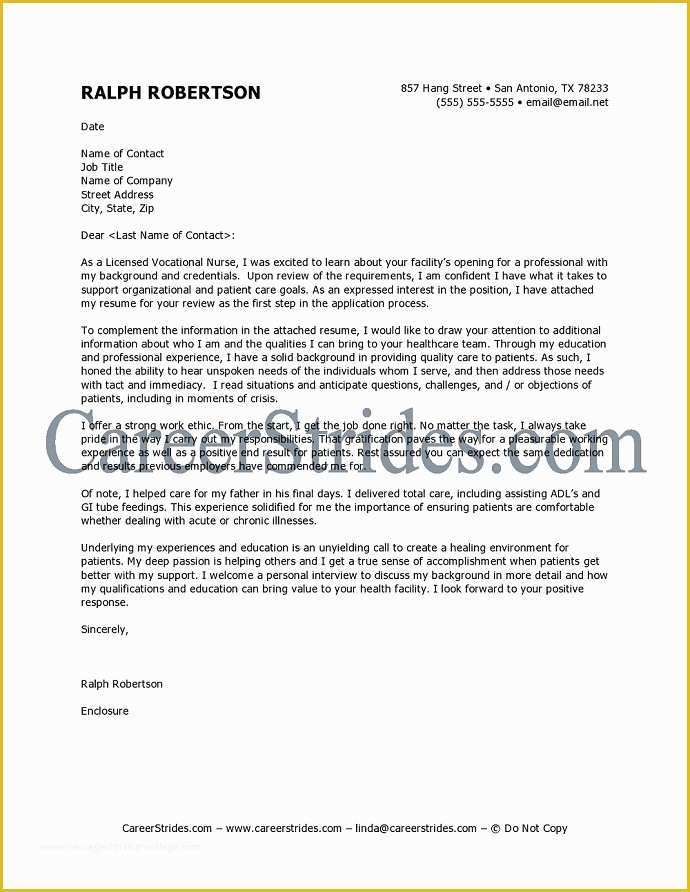 Nursing Resume Cover Letter Template Free Of Nursing Resume Cover Letter