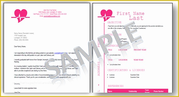 Nursing Resume Cover Letter Template Free Of Nursing Resume Templates