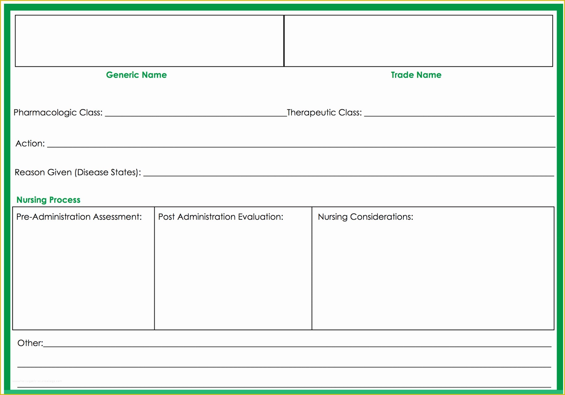 Nursing Templates Free Of Free Card Template