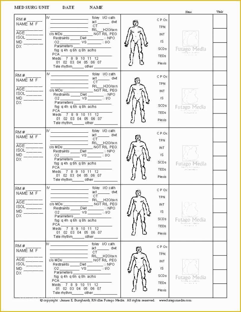 Nursing Templates Free Of Nicu Brain Sheet Futago Media Llc