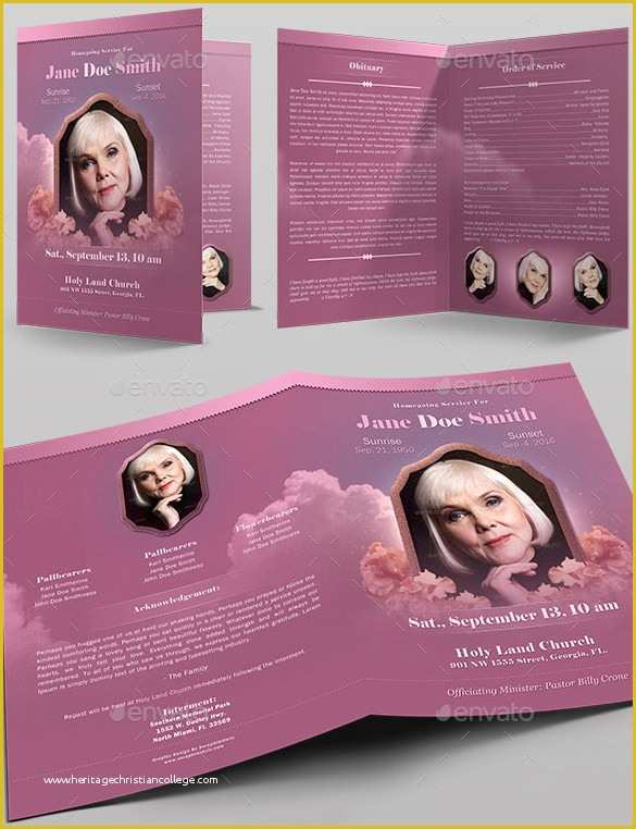 Obituary Template Free Design Of Obituary Program Template 19 Free Word Excel Pdf Psd