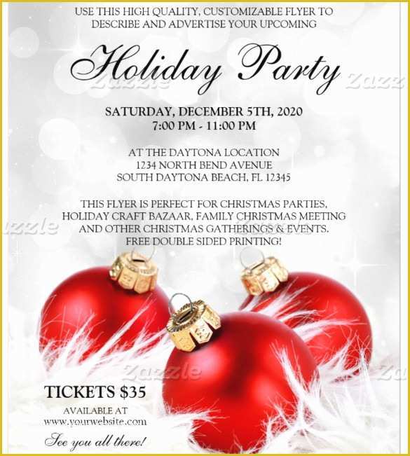 52 Office Christmas Party Flyer Templates Free