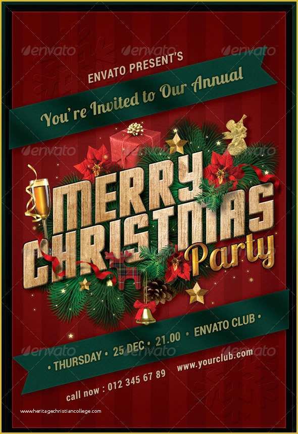 Office Christmas Party Flyer Templates Free Of 8 Best Of Make A Christmas Party Flyer Free