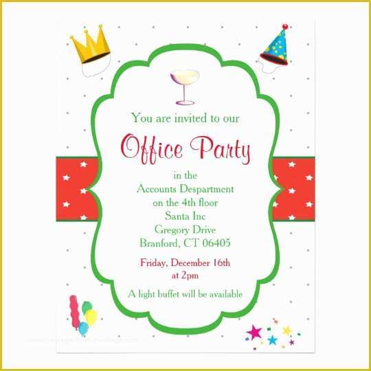 Office Christmas Party Flyer Templates Free Of Christmas Fice Party Invitation Flyer