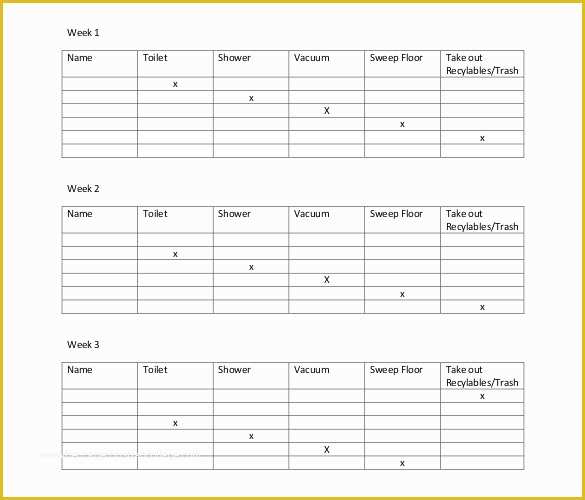 Office Cleaning Templates Free Of 35 Cleaning Schedule Templates Pdf Doc Xls