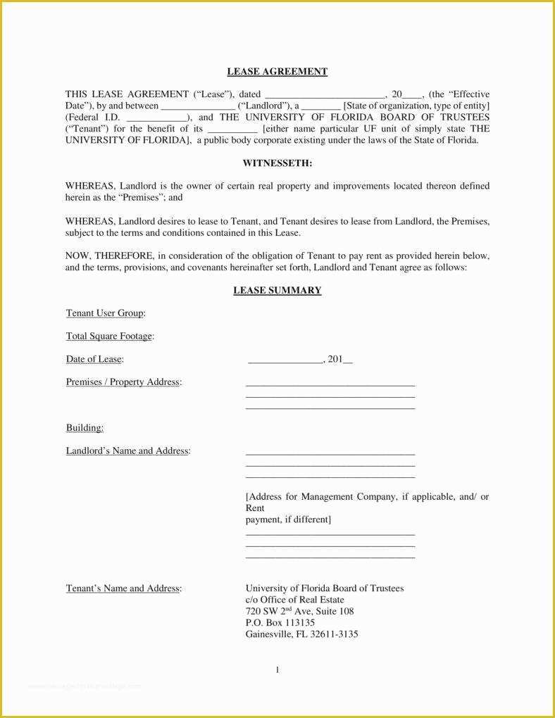 Office Lease Template Free Of 5 Fice Lease Agreement Templates Pdf