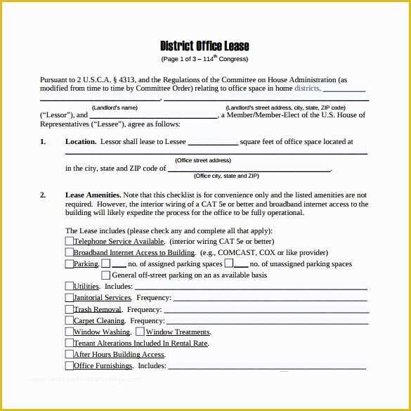 Office Lease Template Free Of 9 Fice Lease Agreement Templates – Samples Examples