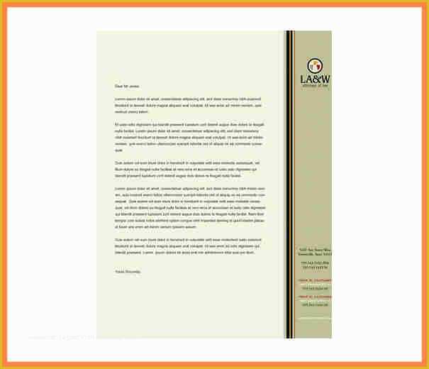 Office Letterhead Template Free Of 7 Office Letterhead Templates