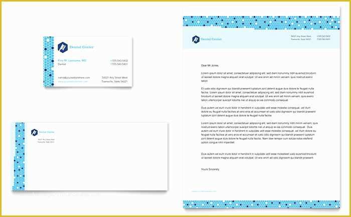 Office Letterhead Template Free Of Dentistry & Dental Fice Business Card & Letterhead