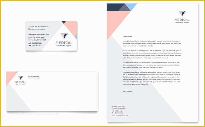 Office Letterhead Template Free Of Disability Medical Equipment Business Card & Letterhead