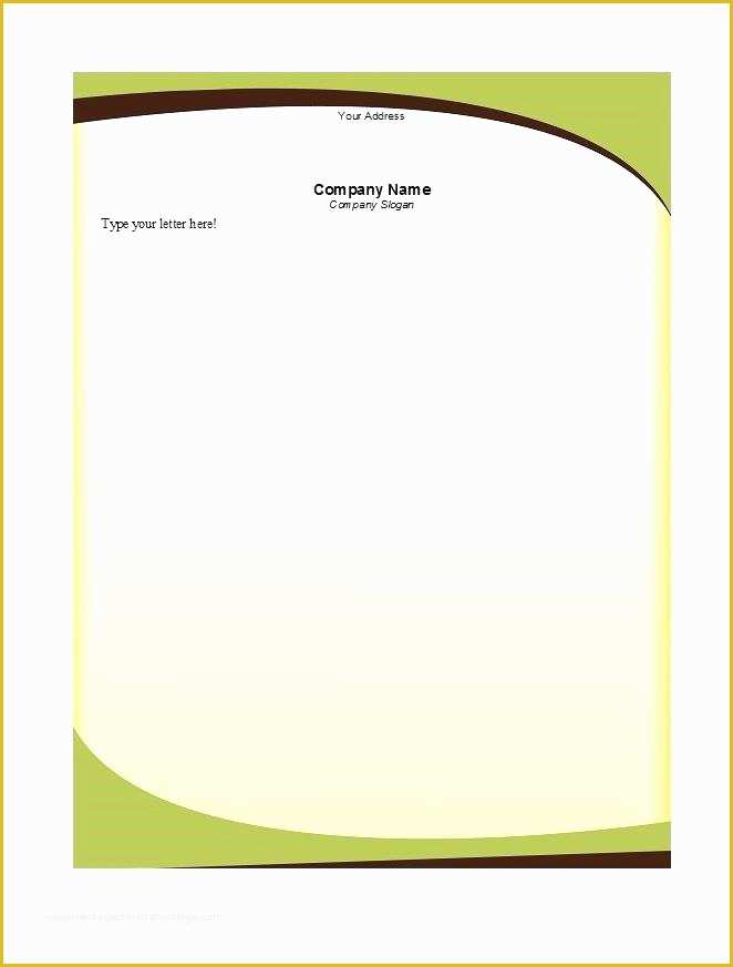 Office Letterhead Template Free Of Fice Letterhead Templates Beautiful Cover Pages for Word