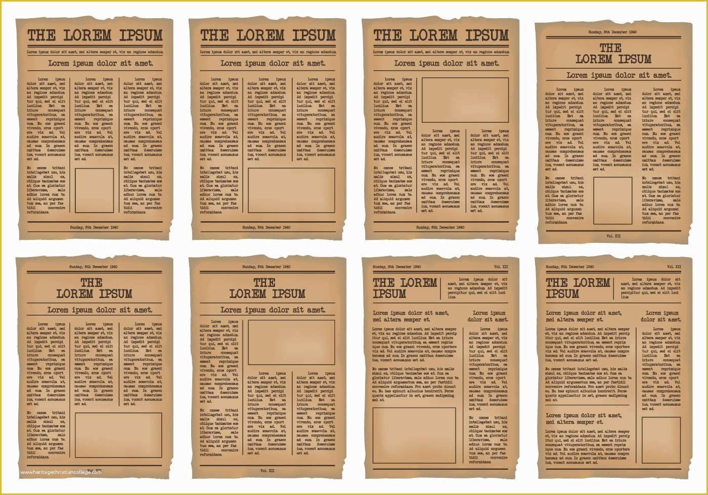 Old Newspaper Template Free Download Of Old Newspaper Template