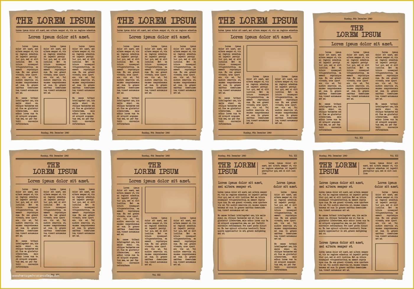 Old Newspaper Printable