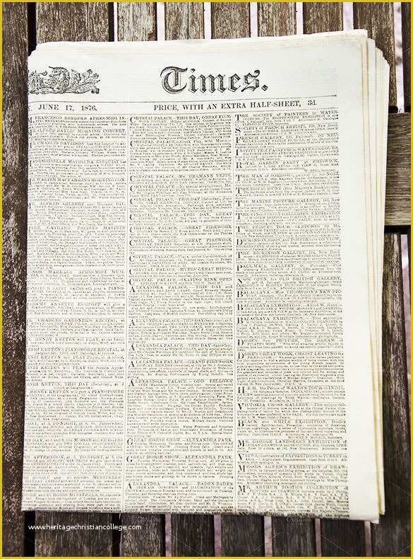 Old Newspaper Template Free Download Of Sample Old Newspaper Template 11 Documents In Pdf Psd