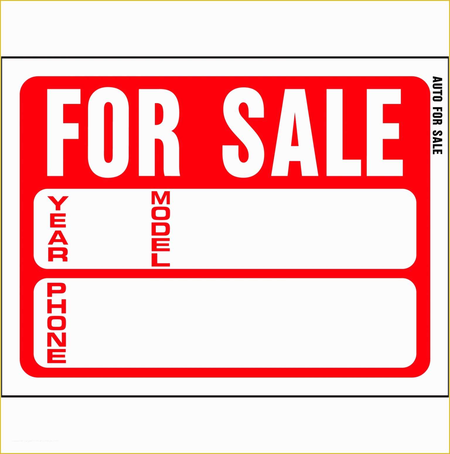 On Sale Signs Templates Free Of 9 Printable Car for Sale Sign Template Aytey