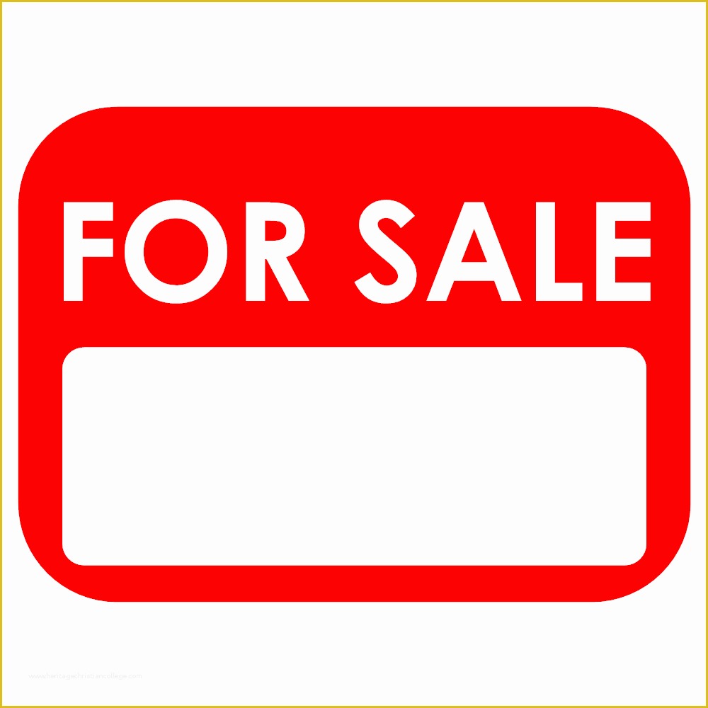 On Sale Signs Templates Free Of for Sale Sign