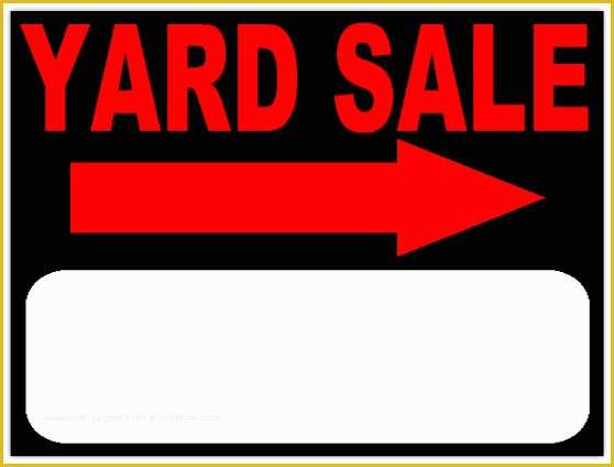 On Sale Signs Templates Free Of Garage Sale 103