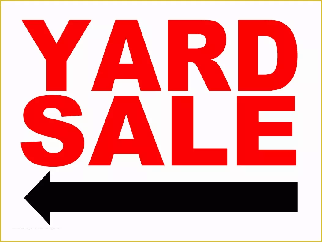 Free Printable Yard Sale Signs - Printable World Holiday