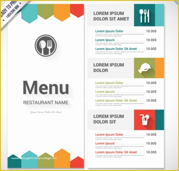 One Page Menu Template Free Of top 30 Free Restaurant Menu Psd Templates In 2018 Colorlib