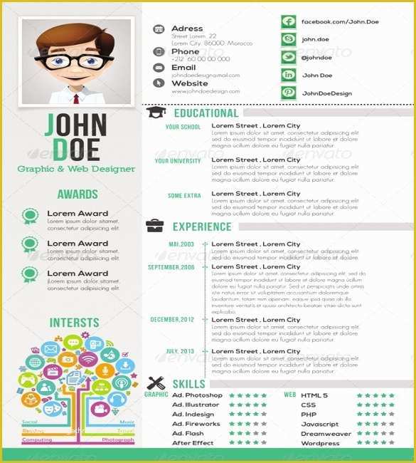 One Page Resume Template Free Of 41 E Page Resume Templates Free Samples Examples