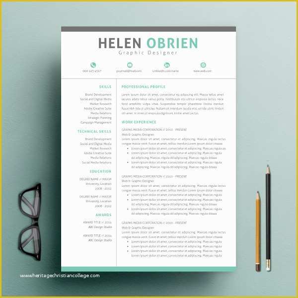 One Page Resume Template Free Of 9 E Page Resume Templates