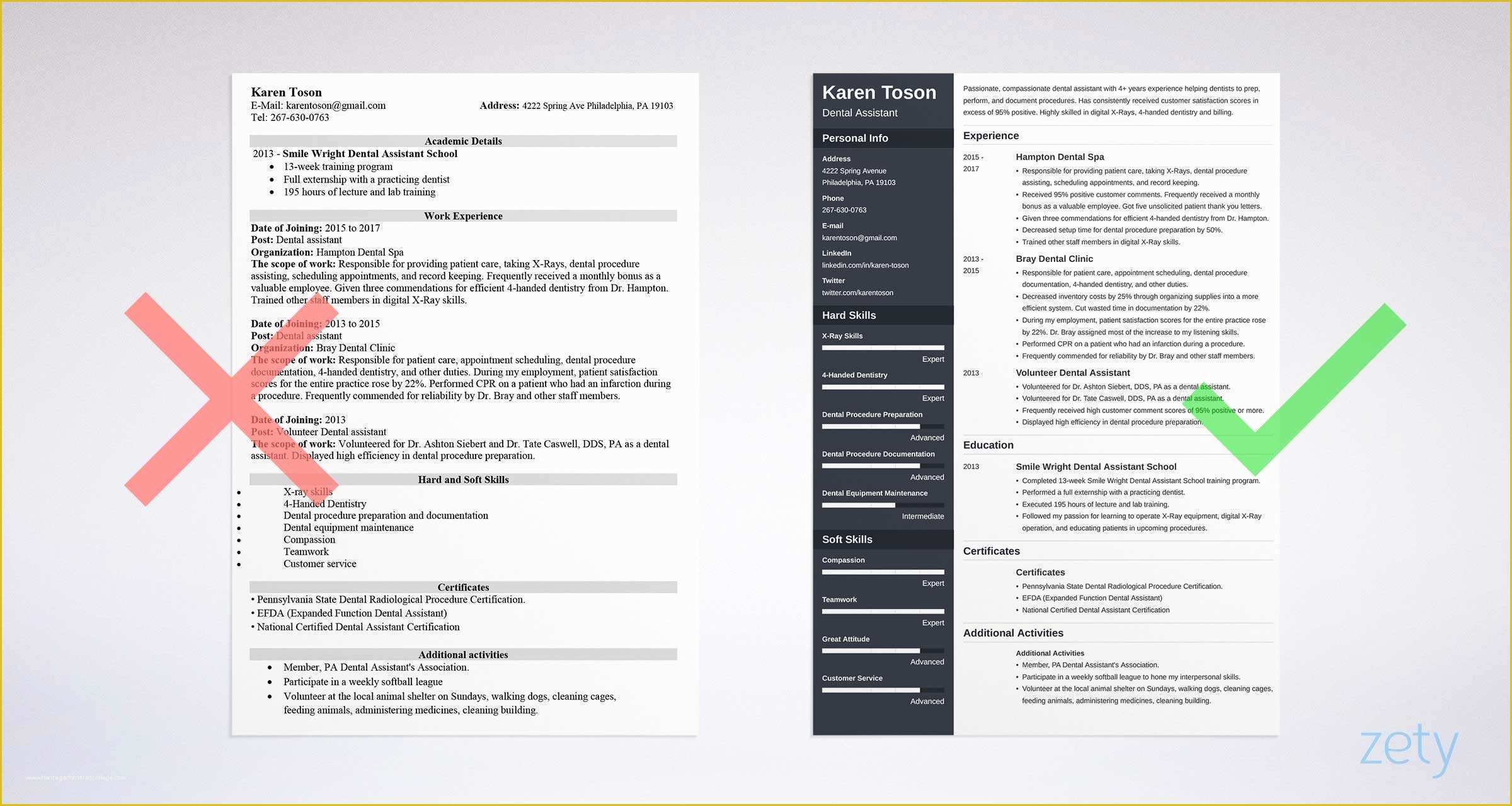 One Page Resume Template Free Of E Page Resume Templates 15 Examples to Download and Use now