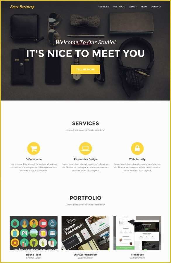 One Page Template Wordpress Free Of 25 Single Page Website themes & Templates