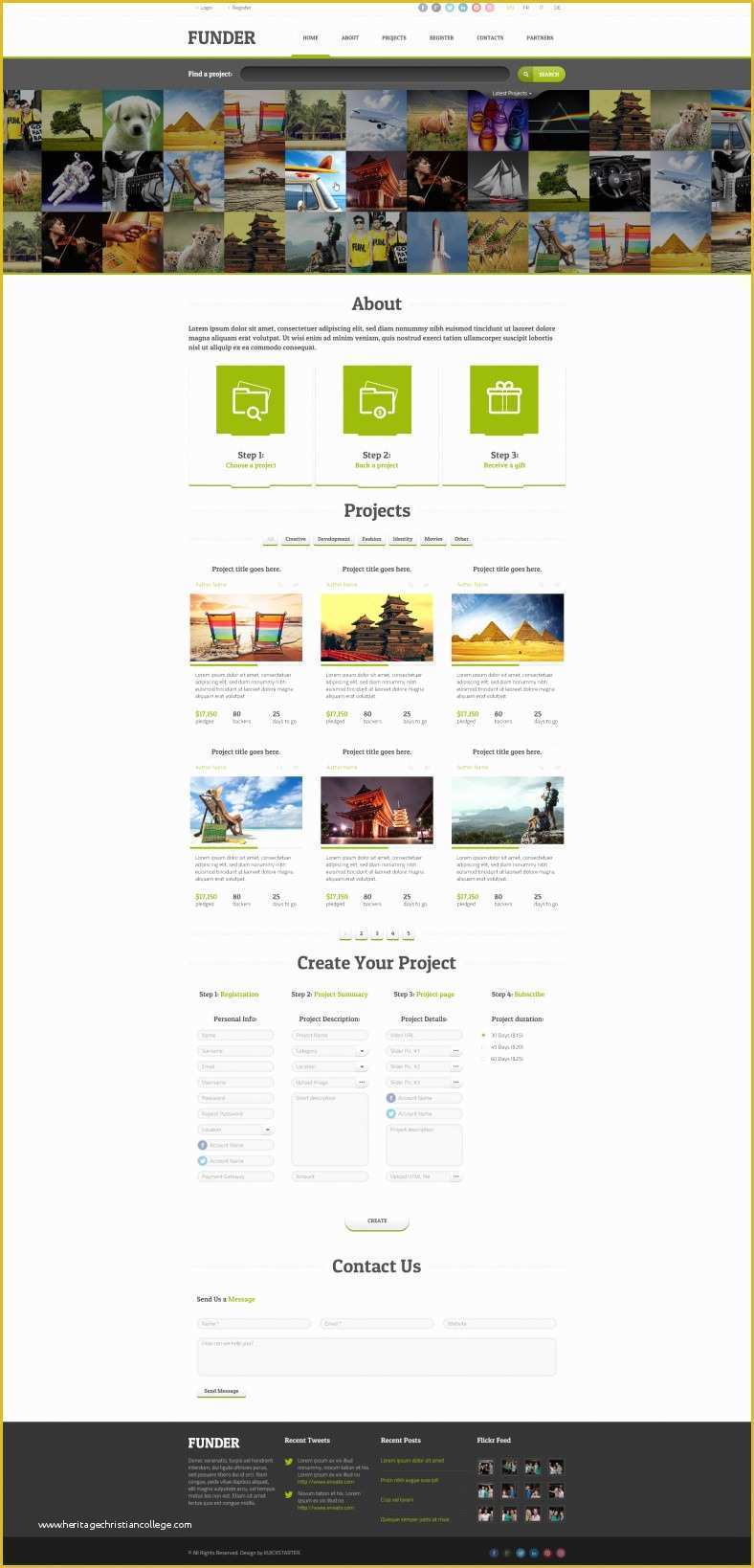 One Page Template Wordpress Free Of 8 Best Crowd Funding Website Templates