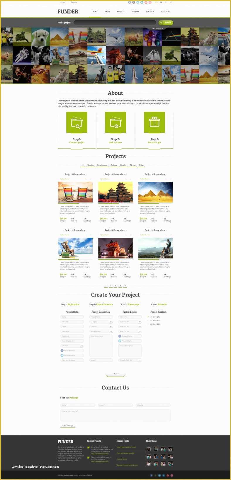 One Page Template Wordpress Free Of 8 Best Crowd Funding Website Templates