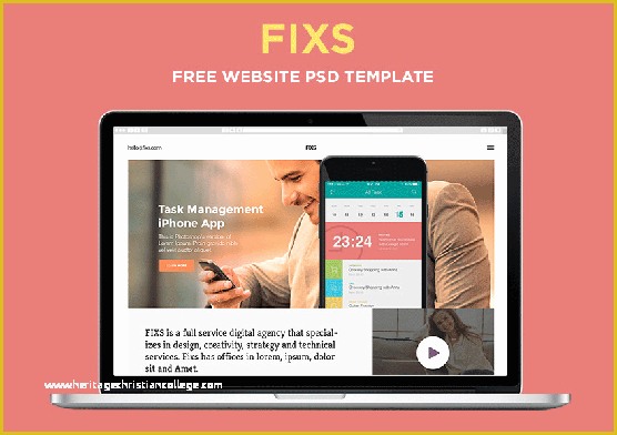 One Page Website Template Free Of Free Single Page Website Template