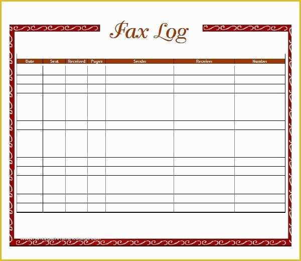 One Sheet Template Free Of 16 Sample Log Sheet Templates