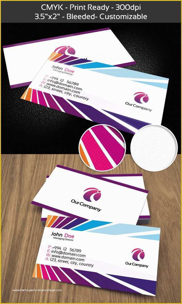  Online Business Card Template Free Download Of 40 Best Free Business 