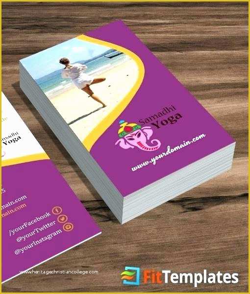 Online Business Card Template Free Download Of Business Card Template Yoga Businesscards Newage Llp